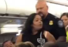 Pasażerka przerwała lot airbusa. Foto: YouTube