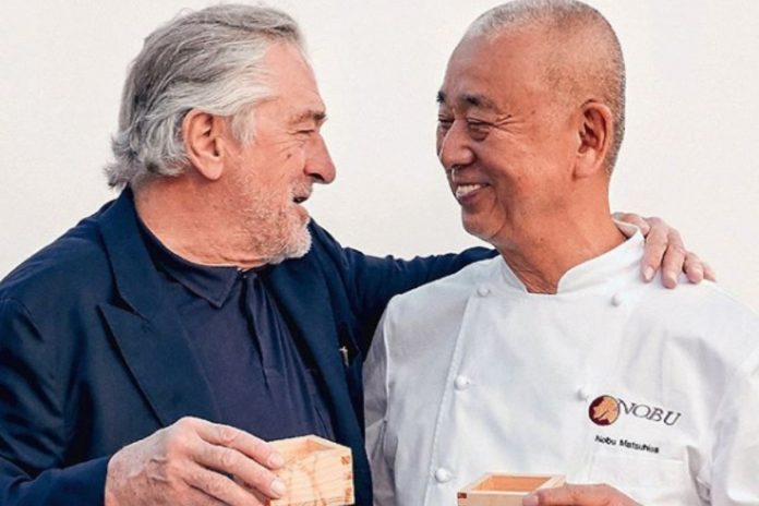 Robert De Niro i Nobu Matsuhisa Foto: instagram.com/nobuhotelwarsaw