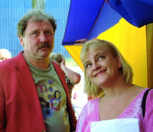 Główni bohaterowie "Świata według Kiepskich" - Andrzej Grabowski i Marzena Kipiel-Sztuka. Foto: PAP