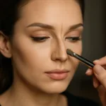 Jak konturować nos według makijażystki