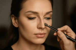 Jak konturować nos według makijażystki