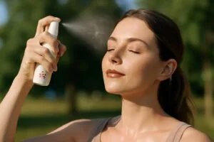 Najlepsze sprayy utrwalających z SPF do ochrony w biegu i trwałego makijażu