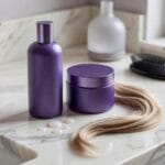 Neutralizacja żółtych tonów u blondynek – fioletowy szampon toner i pielęgnacja
