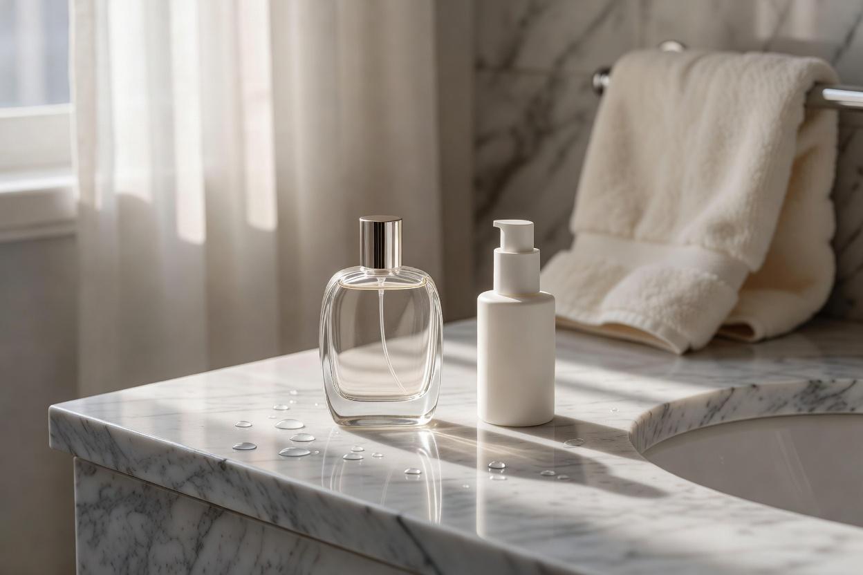 Perfumy w upale - jak pot SPF i wilgotność zmieniają projekcję zapachu